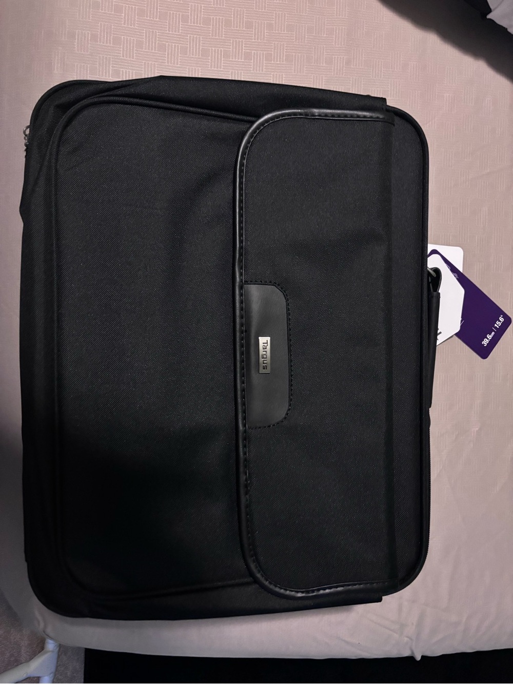 Targus Black Laptop Briefcase with Front Flap